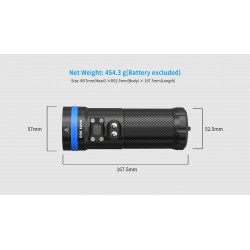 XTAR D36 5800 Diving Flashlight